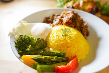 手作りのランチ