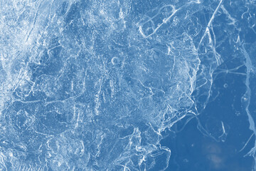 blue ice texture background