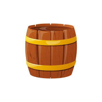 recommend clip art: Wooden barrel, container for storing drinks, honey, gunpowder. A barrel for the maturation of rum, beer, wine, cognac.