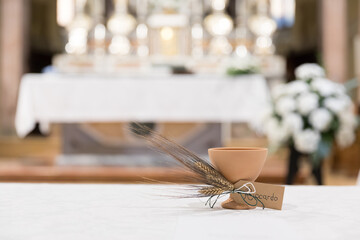 Boccale per cerimonia religiosa