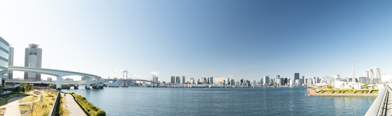 Fototapeta na wymiar 東京湾景 from 豊洲(豊洲 江東区 東京都 2020/11)