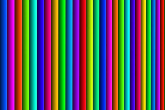 Abstract background of straight multicolored stripes.