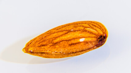 London, United Kingdom, December 03, 2020: A Close-up of almond nut
