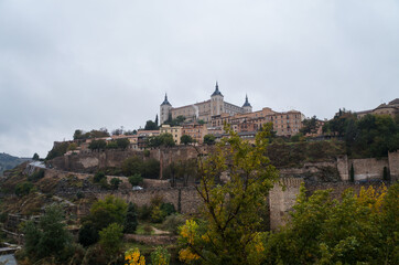 Fototapeta premium View on Alcazar of Toledo, Spain 