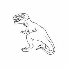 Dinosaur ancient animal logo