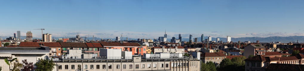 Fototapeta na wymiar Milano Panoramica