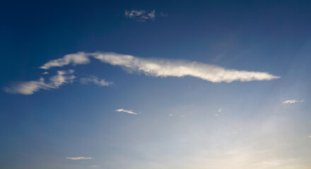 Clouds and blue sky background