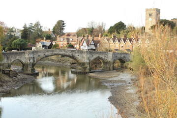 A beautiful shot of the old stone bridge in Aylesford.