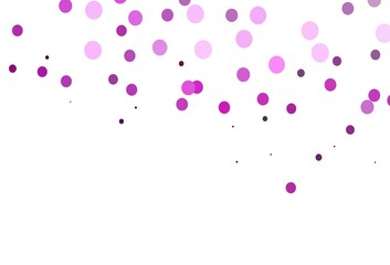 Light Pink vector cover with spots.