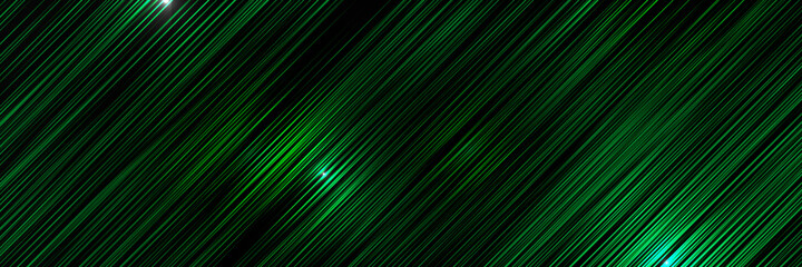 Abstract green light line cross shadow on black blank space design modern futuristic technology background vector illustration.