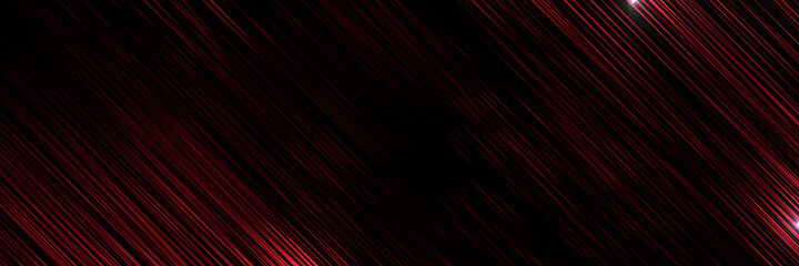 Red black wide banner background. Modern red with line light striped background