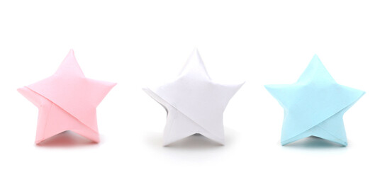Lucky origami stars