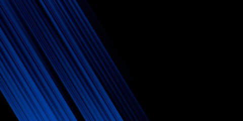Dark blue futuristic technology lines background on black background with light effect