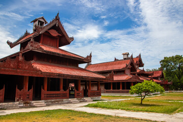 Mandalay Palace in Mandalay Myanmar Burma