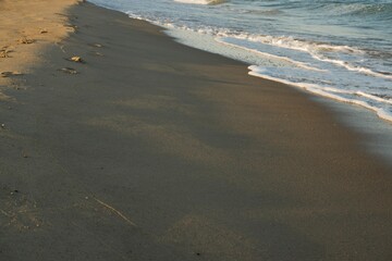 Seamless Beach Sand Surface Texture.