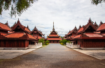 Obraz premium Mandalay Palace in Mandalay Myanmar Burma