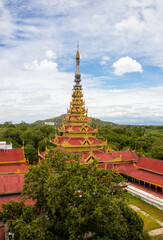 Mandalay Palace in Mandalay Myanmar Burma