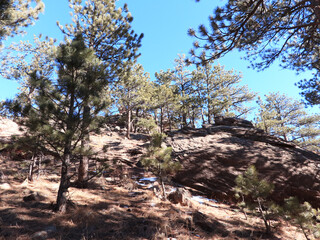 Mountain Hike In The Flatirons 