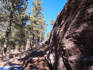 Mountain Hike In The Flatirons 