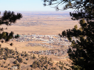 Mountain Hike In The Flatirons 
