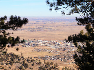 Mountain Hike In The Flatirons 