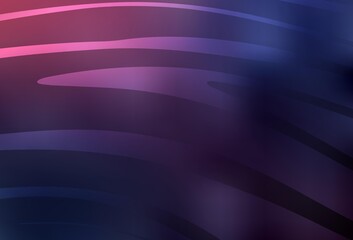 Dark Purple vector background with wry lines.