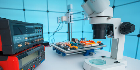 Automated control of printed circuit boards. Control of chip mounting.