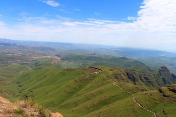 Fototapeta na wymiar Drakensberg Mountains in South Africa