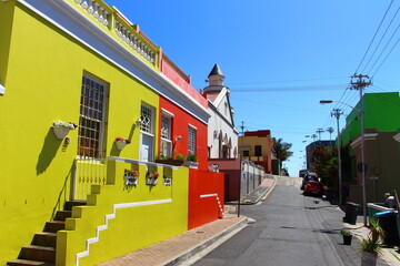 Fototapeta premium Bo-Kaap, a colourful district of Cape Town, South Africa