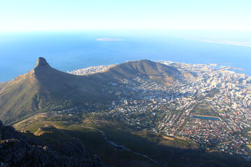Fototapeta premium Cape Town from Lion's head