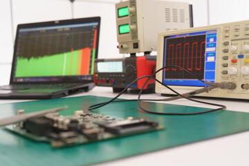 Measuring instruments in the physics laboratory of nanotechnology development