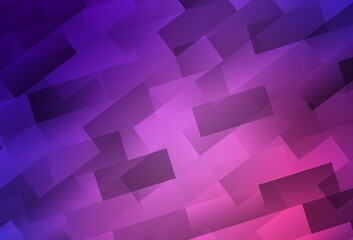 Light Purple, Pink vector pattern in square style.