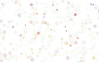 Light Blue, Yellow vector texture with disks.