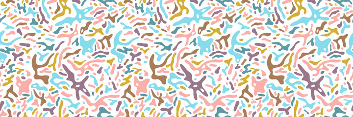 Spot pattern vector. Abstract animal skin pattern for fashion banner and trendy decoration, fabric, and textile design. Liquid blotch texture, splotch backdrop, zebra spot background. Beauty salon.