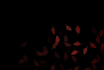 Dark Red vector sketch background.