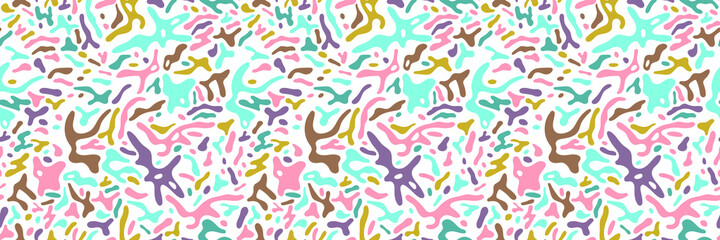 Spot pattern vector. Abstract animal skin pattern for fashion banner and trendy decoration, fabric, and textile design. Liquid blotch texture, splotch backdrop, zebra spot background. Beauty salon.