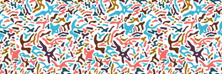 Spot pattern vector. Abstract animal skin pattern for fashion banner and trendy decoration, fabric, and textile design. Liquid blotch texture, splotch backdrop, zebra spot background. Beauty salon.