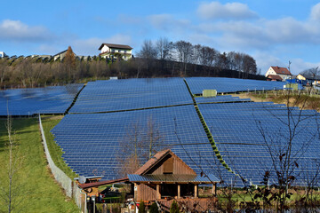 Große Photovoltaik Anlage bei Gleisdorf (Steiermark)