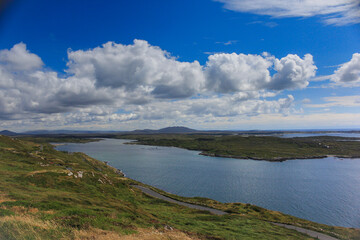 clouds over the river