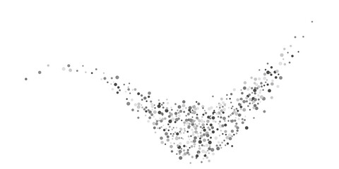 Silver glitter confetti.