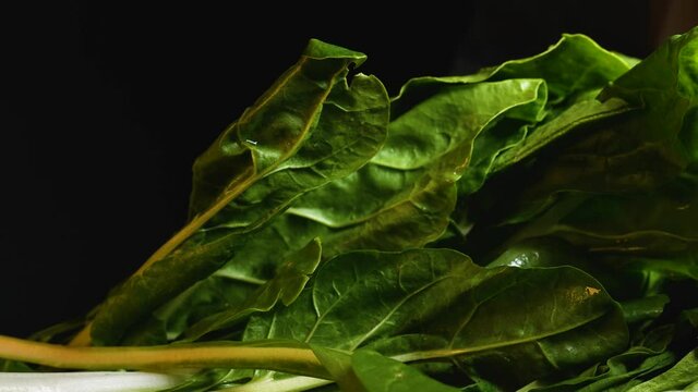 fresh and green chard green healthy and healthy food is from vegales and vegetables ready to cook in hot water 4