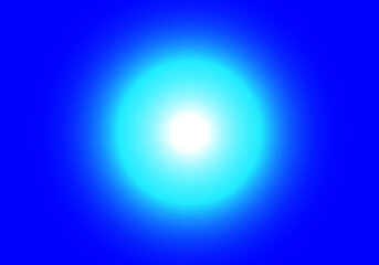 円グラデーション背景素材ブルー