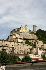 view of the town country in Italy