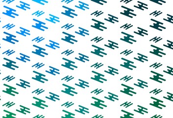 Light Blue, Green vector pattern with narrow lines.