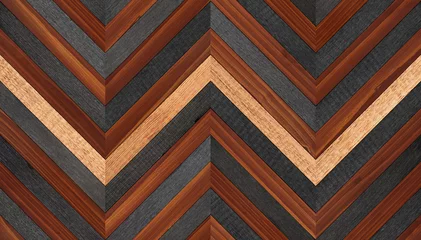Tischdecke Holz Textur Hintergrund. Nahtloser Parkettboden mit Chevron-Muster. © Denis