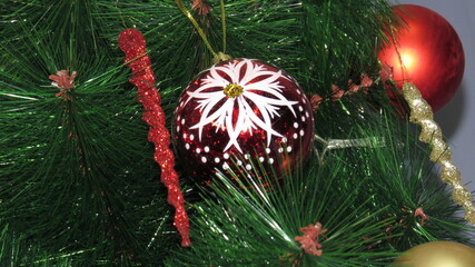 Esfera Roja Navidad