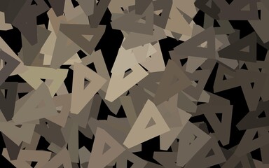 Dark Gray vector texture with triangular style.
