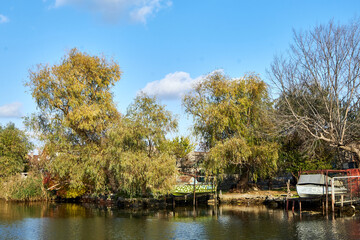 landscape with a boat