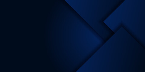 Obraz premium Modern blue abstract business corporate background with black light and geometric shape. Vector illustration design for business corporate presentation, banner, cover, web, flyer, card, poster, game