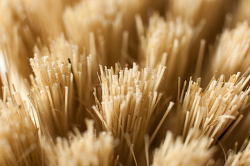 Hair brush bristles